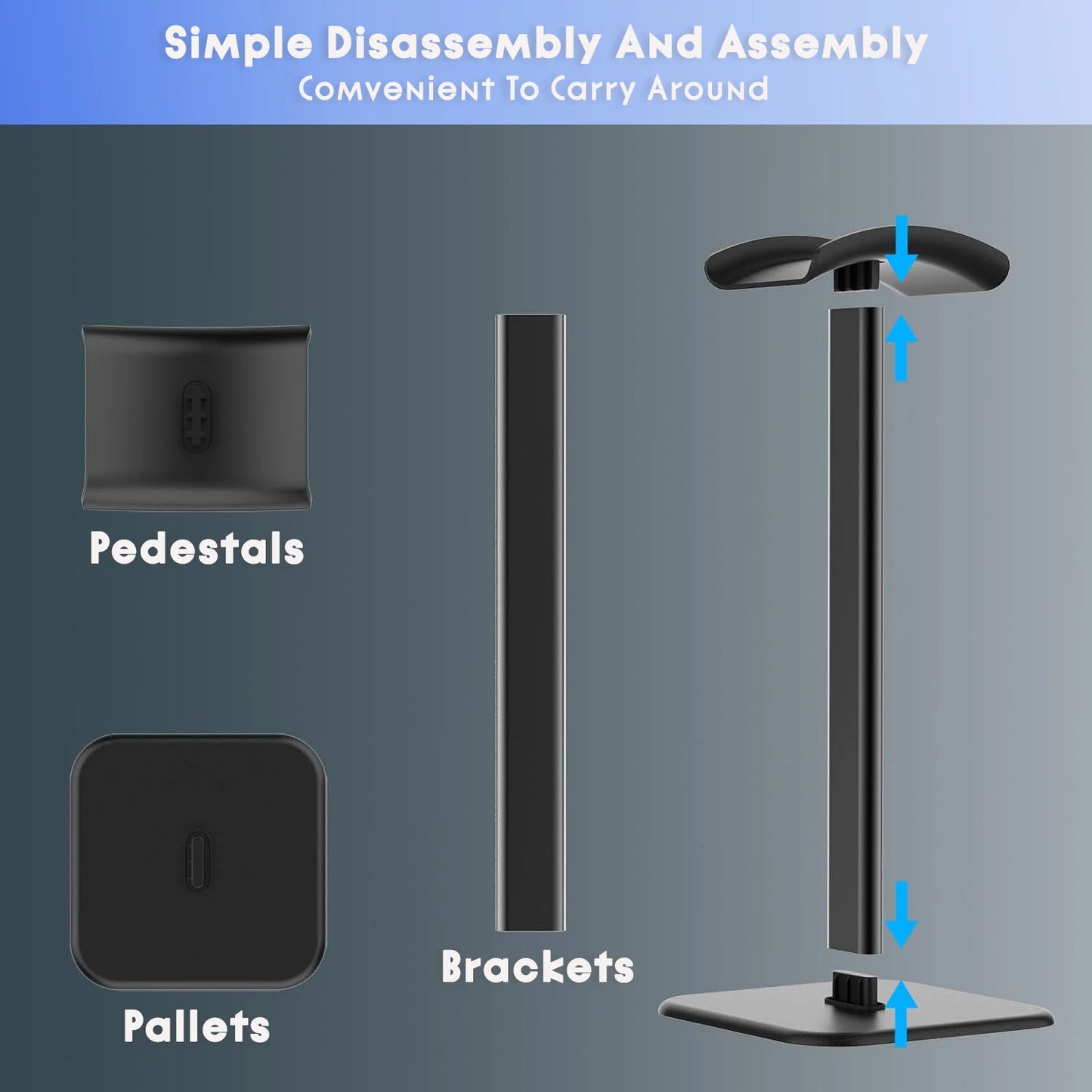 Headphone Stand, Desktop Headset Holde