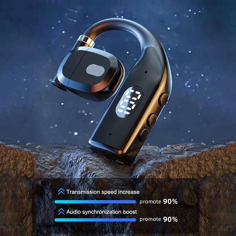 Bluetooth 5.3 Wireless Earphones Active Noise Cancelling In-Ear Headphones with Mic Type-C Charging