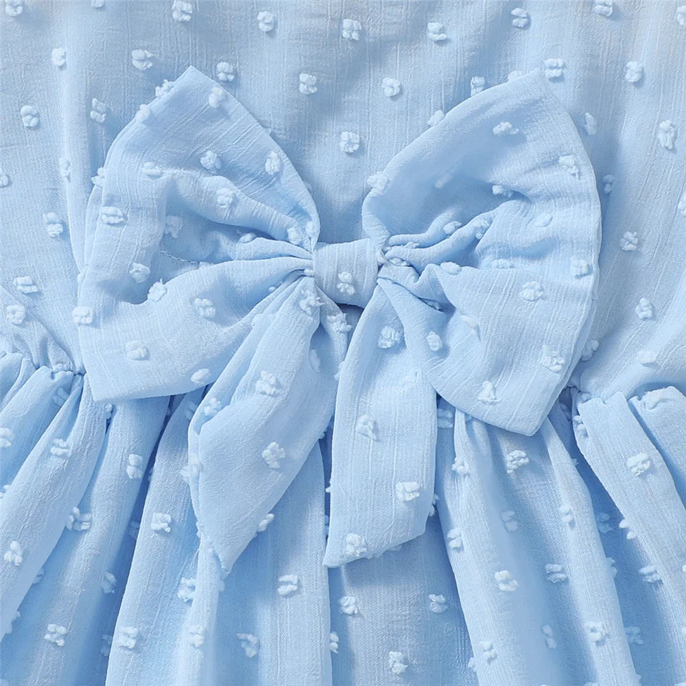 Girls Seaside Party Ruffle Dress (1–6Y)