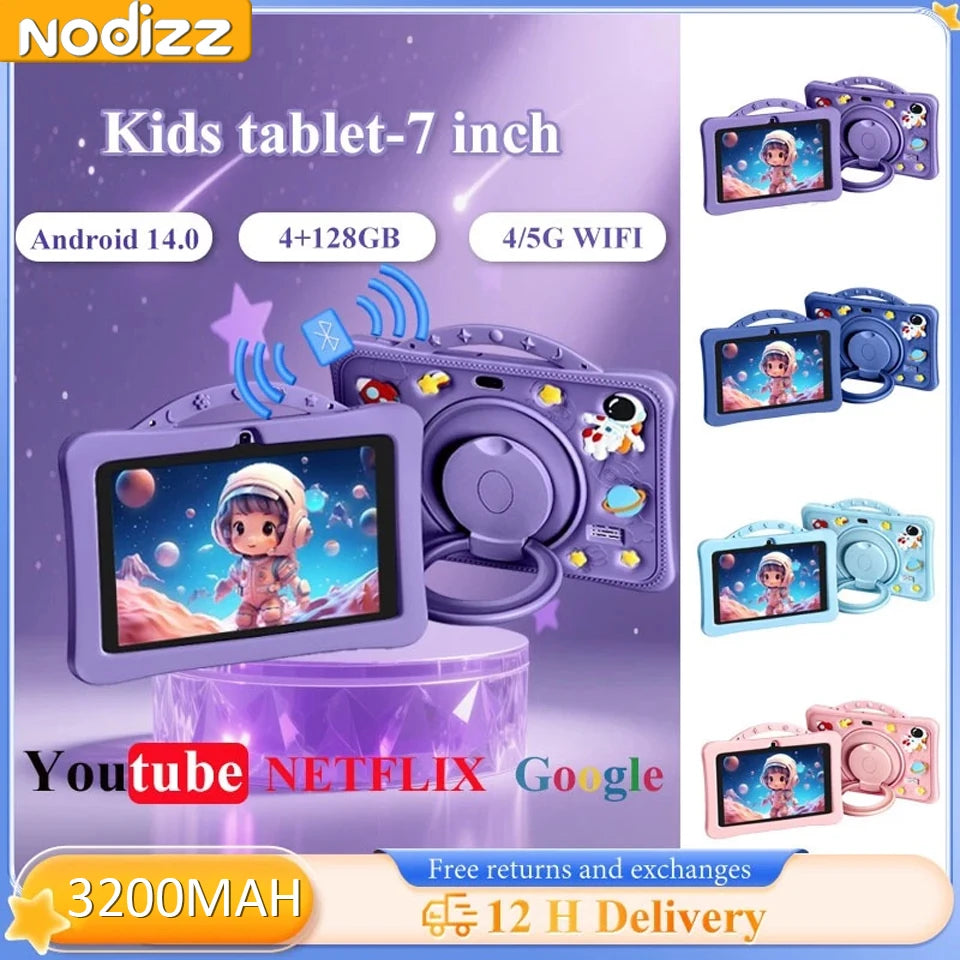 Tablet For Kids Android LCD Tablet Slot Eye Protection Learning Tablet