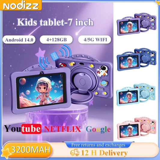 Tablet For Kids Android LCD Tablet Slot Eye Protection Learning Tablet