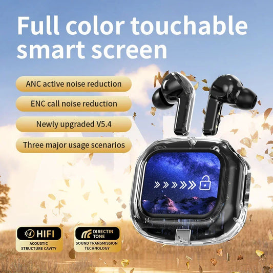 Beauddy TWS Wireless Earbuds Active Noise Cancelling Bluetooth In-Ear Headphones with Volume Control