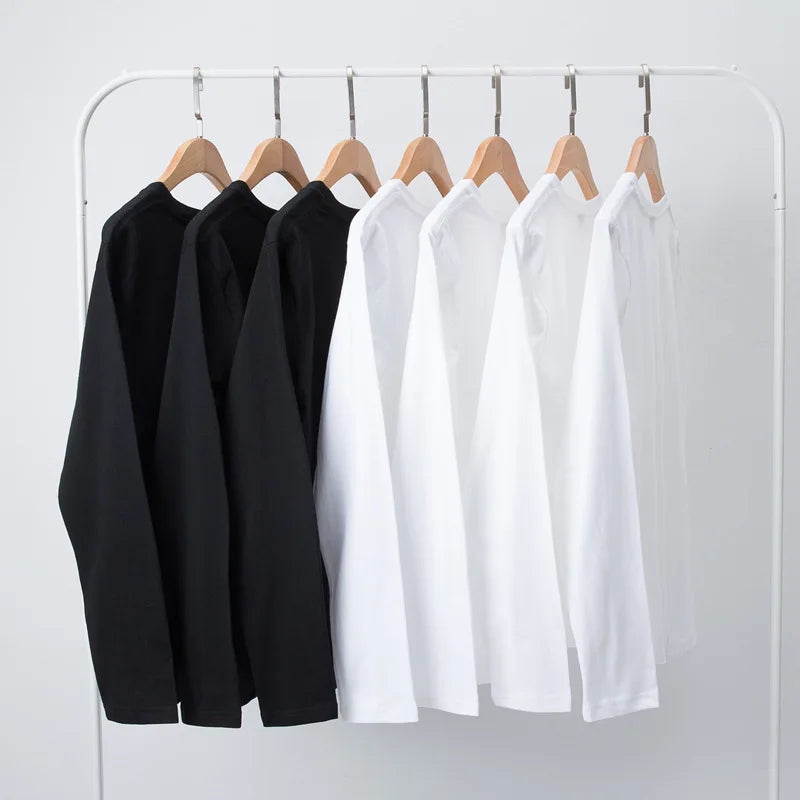 Men’s 100% Cotton Long Sleeve T-Shirt