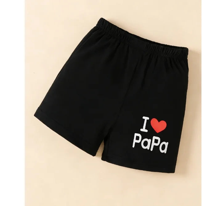 Baby 2-Piece I Love PaPa Summer Outfit