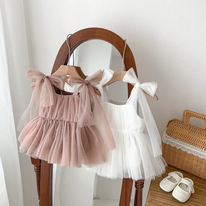 Baby Girl Baptism Party Jumpsuit
