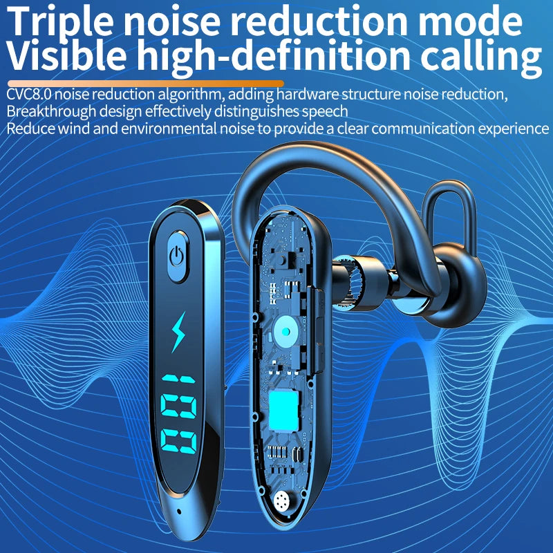 Bluetooth 6.0 Ear Hook Wireless Earbuds