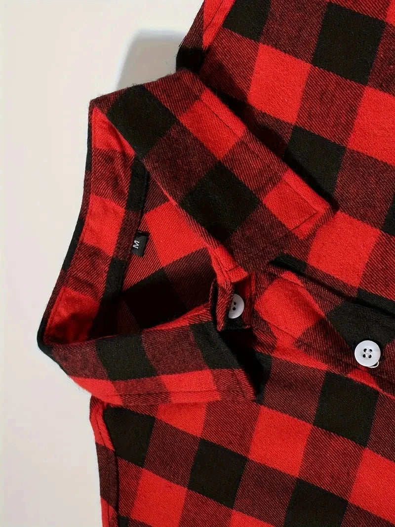 Men’s Single-Breast Long Sleeve Shirt