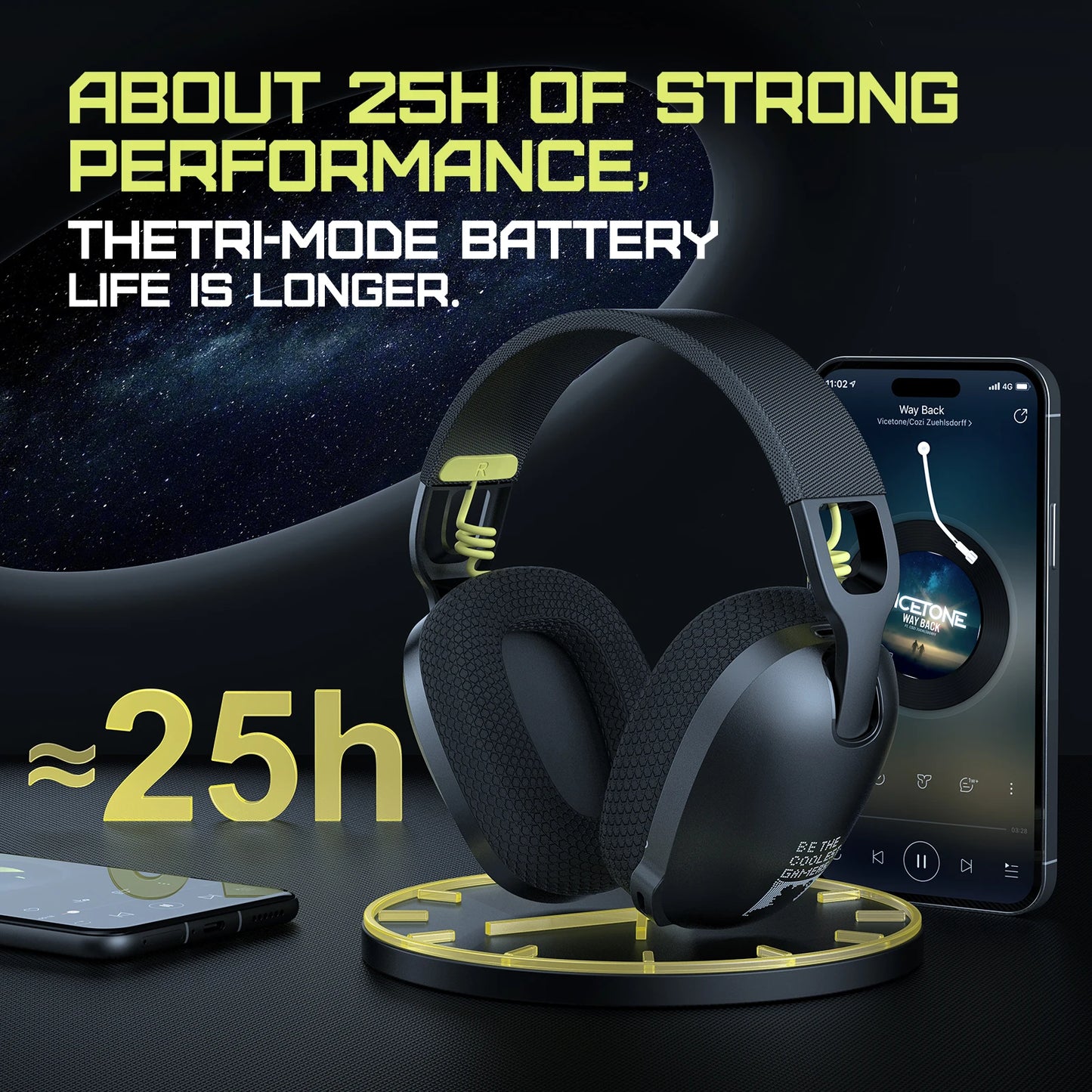 ONIKUMA 2.4GHz Gaming Headphones