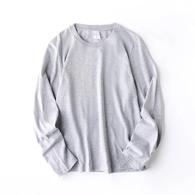 Men’s 100% Cotton Long Sleeve T-Shirt