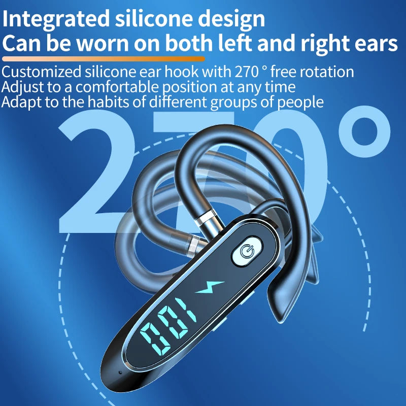 Bluetooth 6.0 Ear Hook Wireless Earbuds