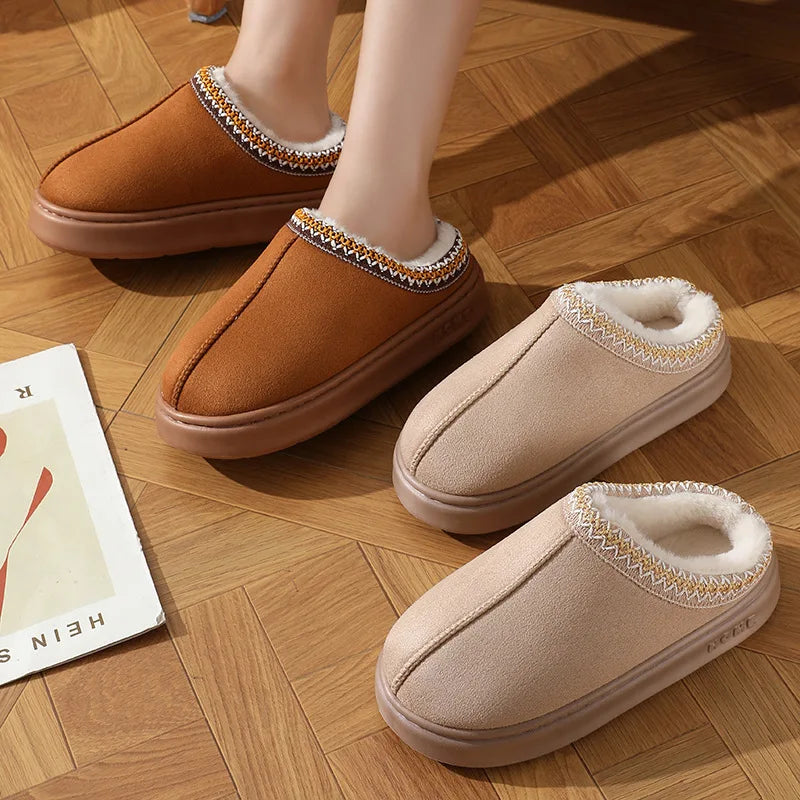 New Fashion Fluffy Platform Slippers for Women