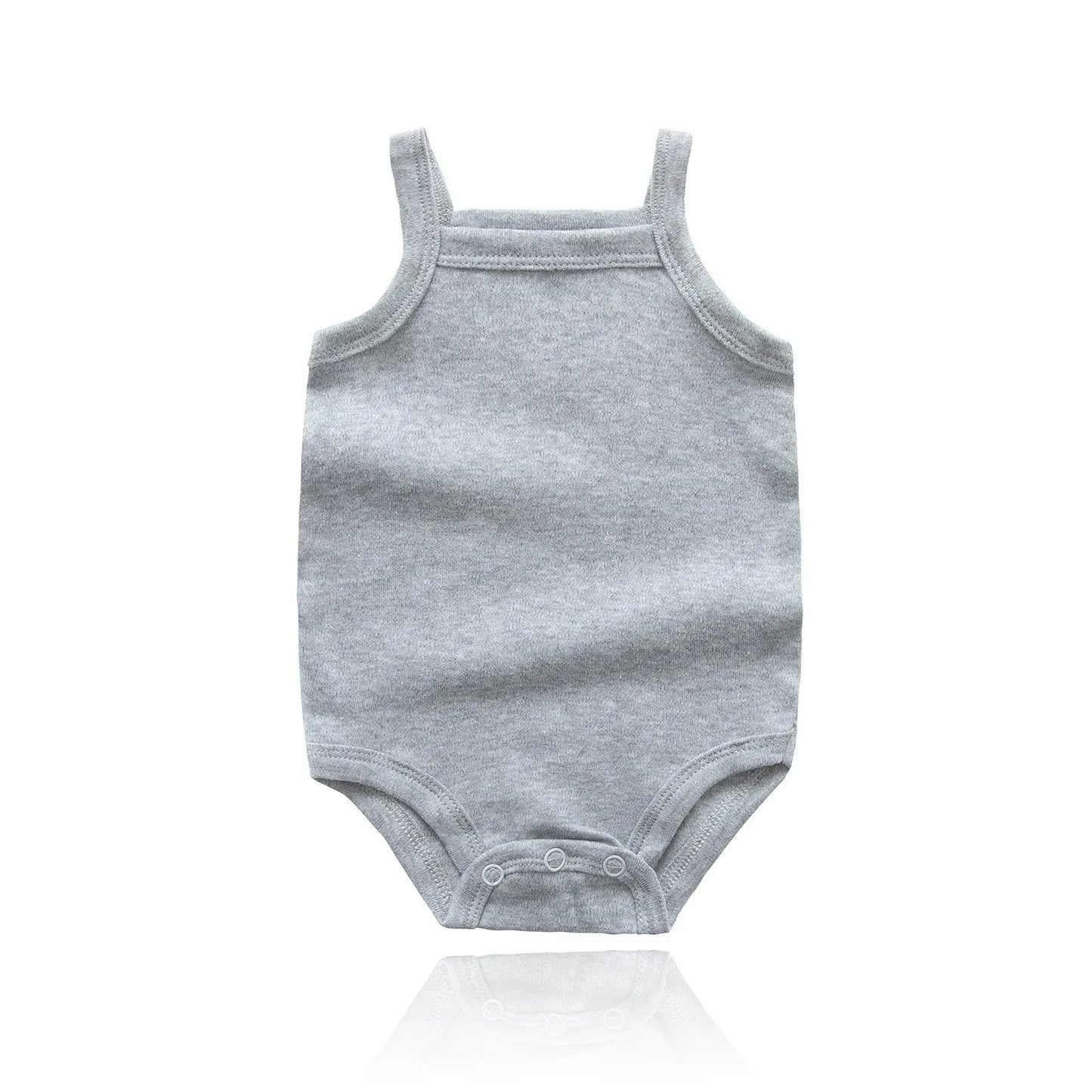 Baby Girl Cotton Vest Jumpsuit (0–48M)