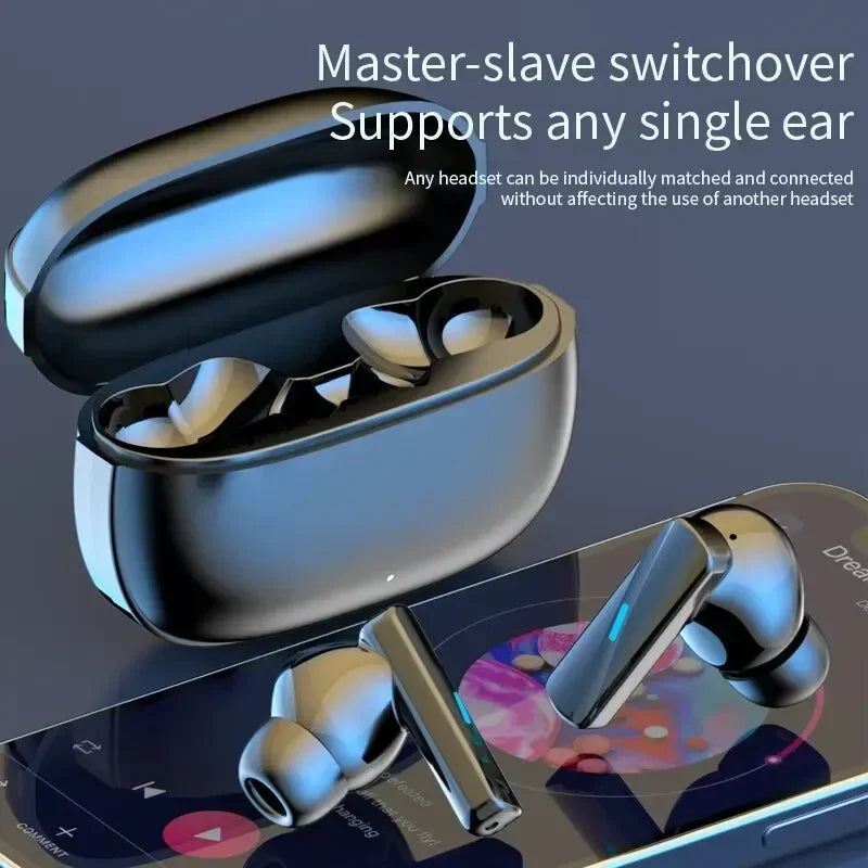 VIKEFON Wireless Bluetooth Earbuds Active Noise Cancelling In-Ear Headphones with Mic Volume Control
