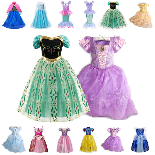 Girls Princess Party Dress Costume