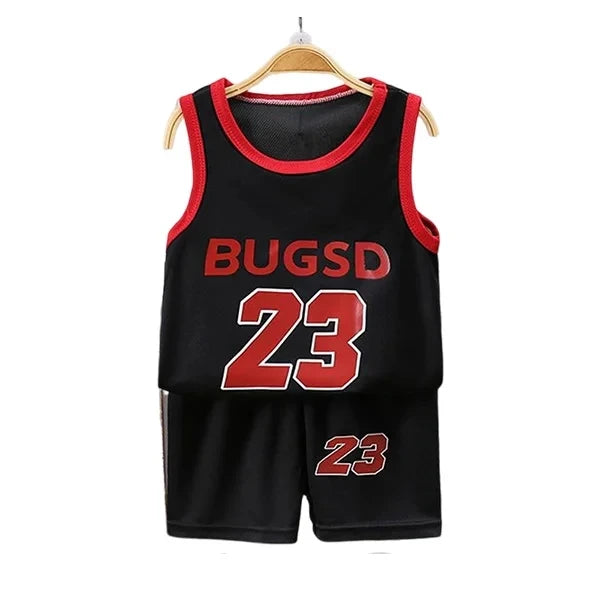 Kids Summer Sleeveless T-Shirt & Shorts Set