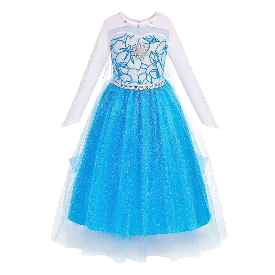 Girls Princess Party Dress Costume