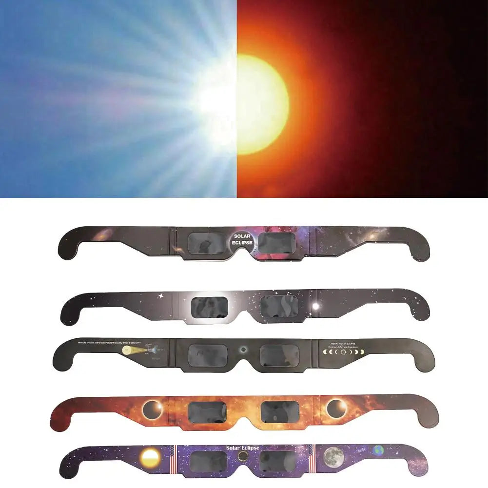100PCS Solar Eclipse Glasses AAS Approved