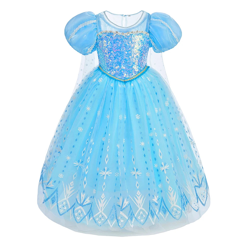 Girls Princess Party Dress Costume