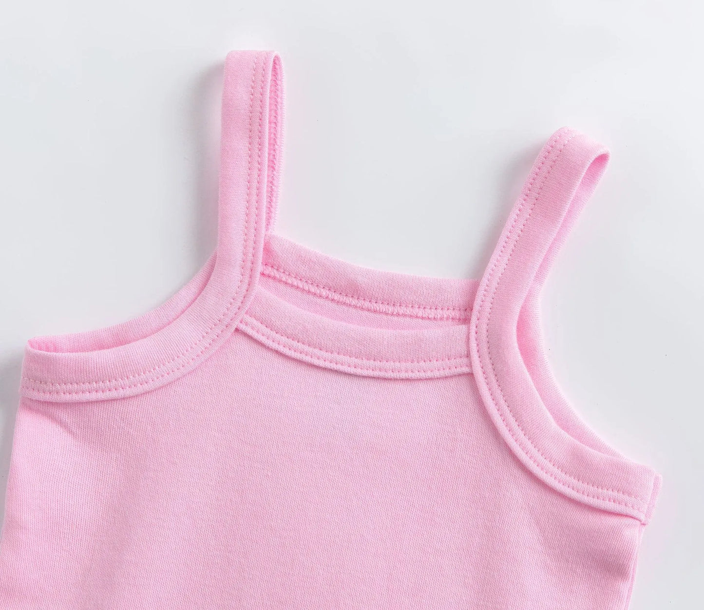 Baby Girl Cotton Vest Jumpsuit (0–48M)