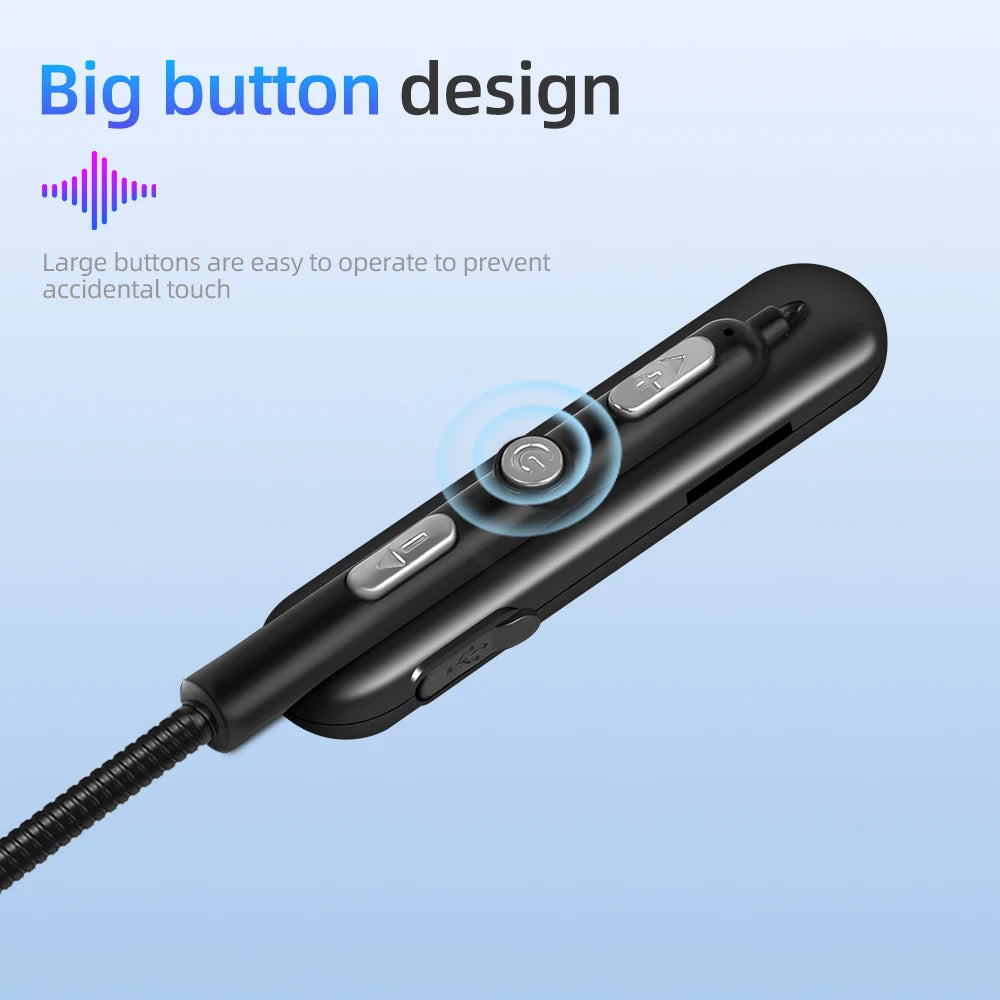 Motorcycle Helmet Bluetooth Headset Waterproof Handsfree Call Kit Wireless Music Receiver Universal Fit