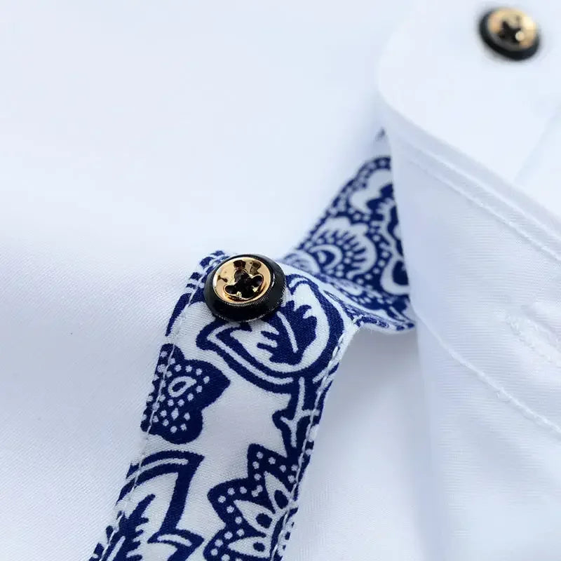 Men’s Slim Fit Cotton Dress Shirt