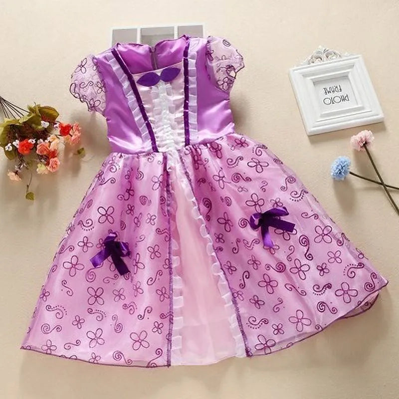 Girls Princess Party Dress Costume