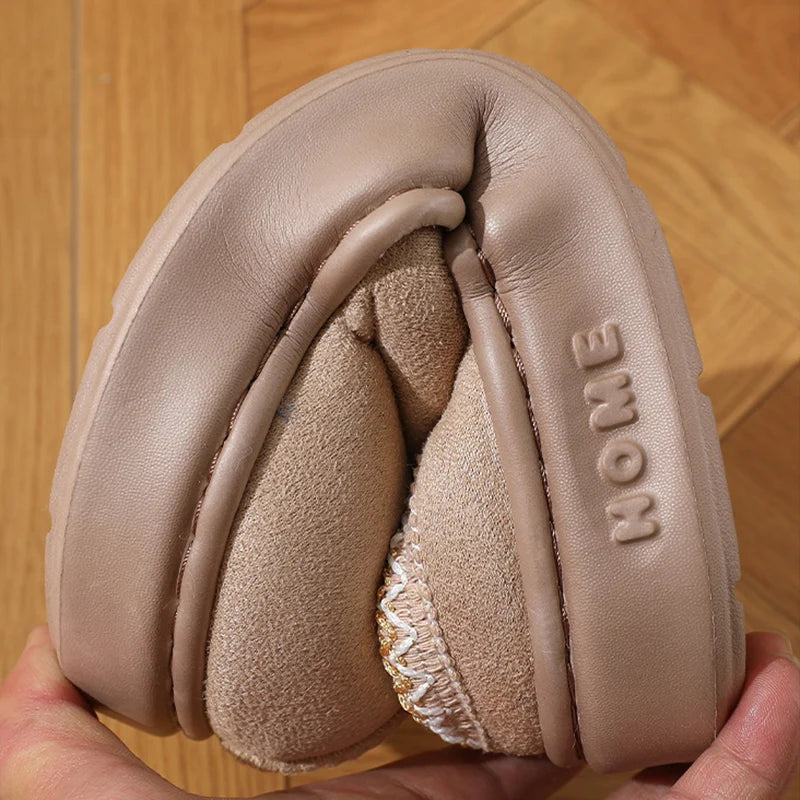 New Fashion Fluffy Platform Slippers for Women