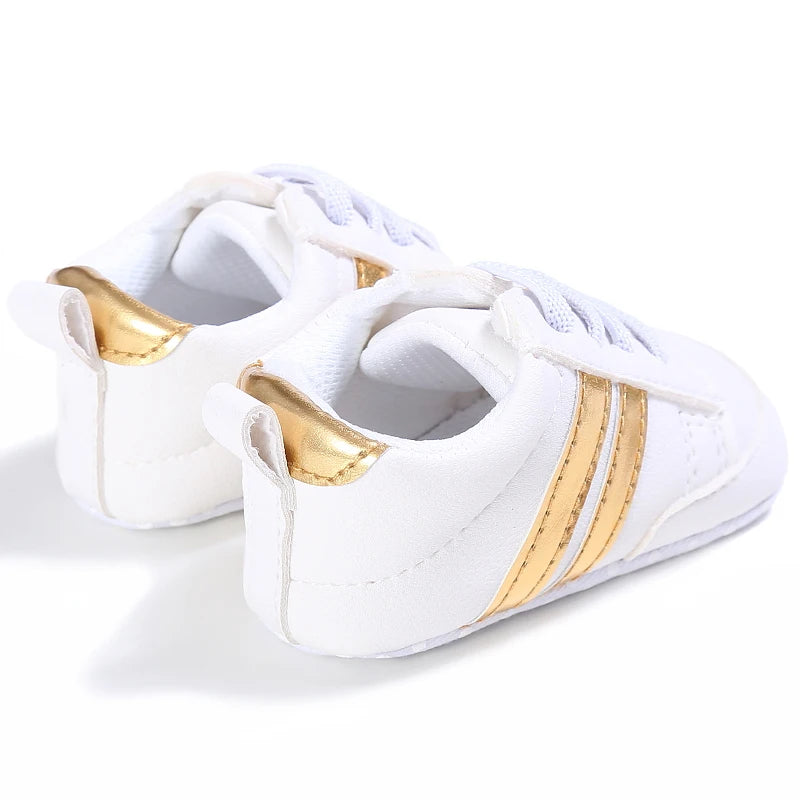 Baby First Walker Soft Crib Shoes (0–24M)