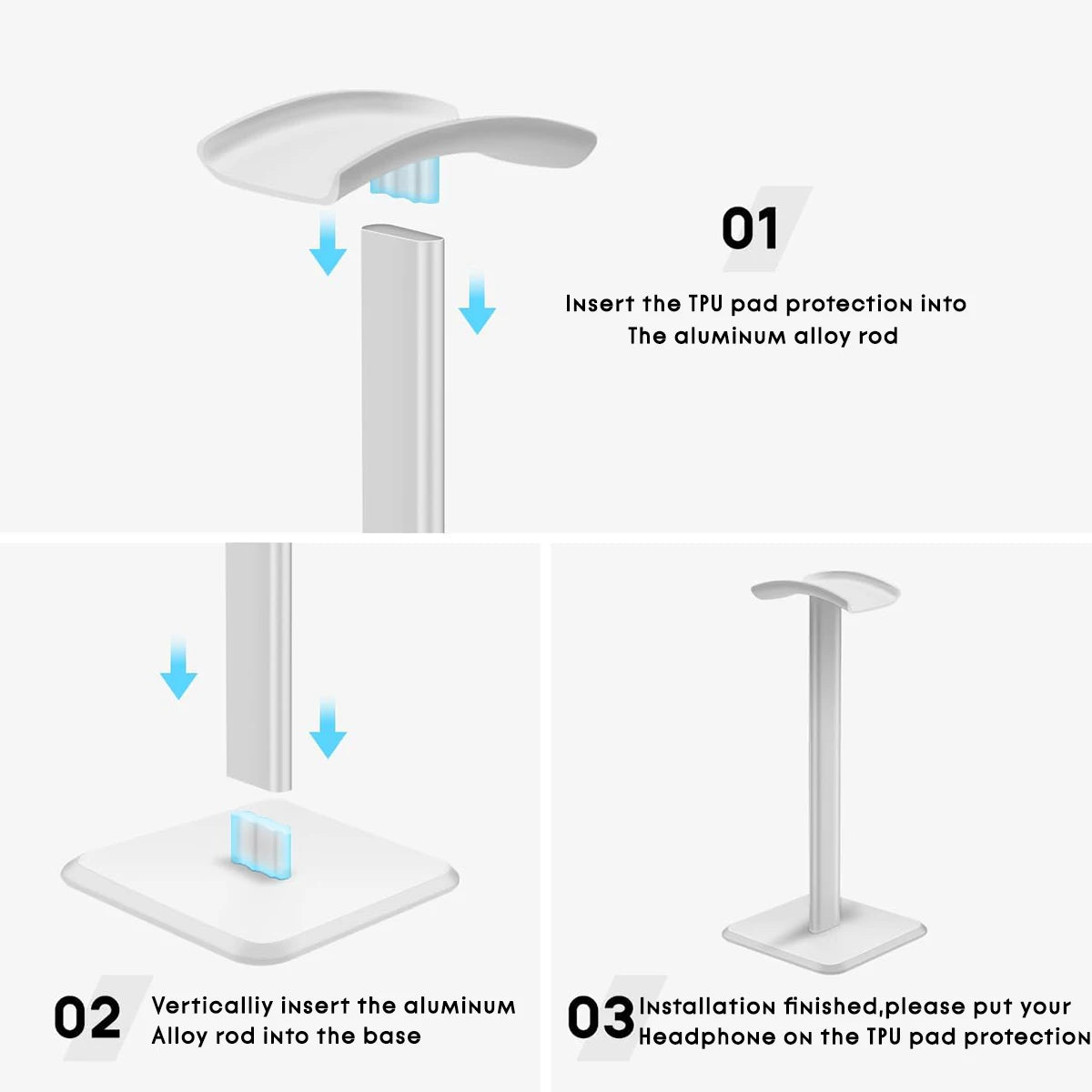 Headphone Stand, Desktop Headset Holde