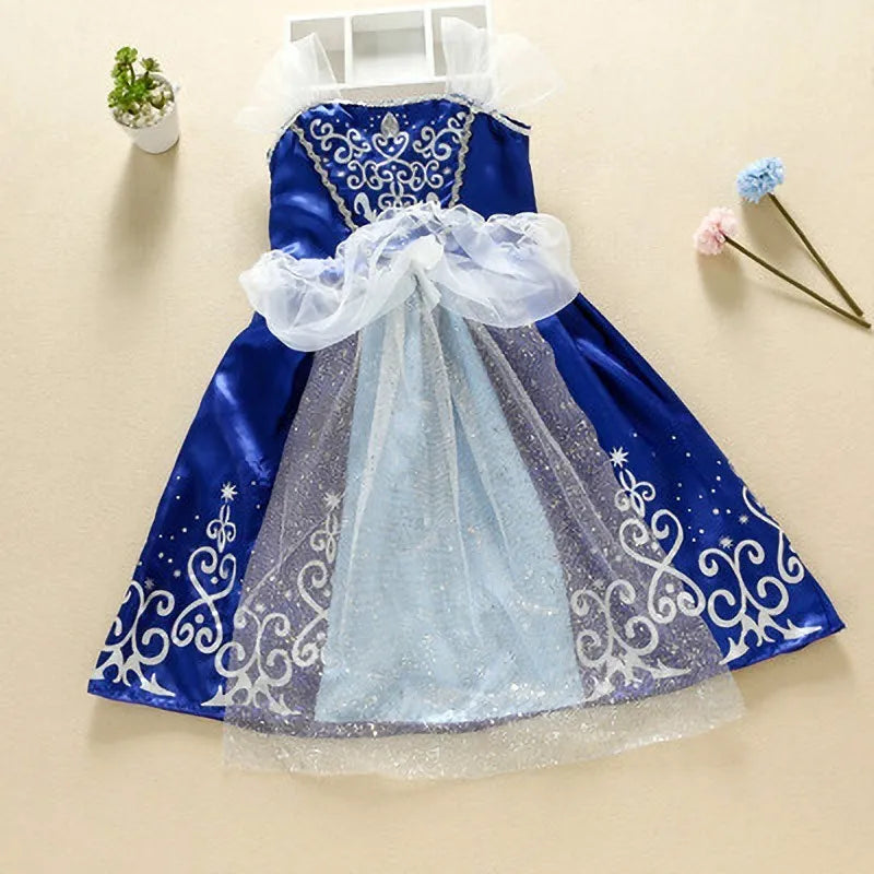 Girls Princess Party Dress Costume