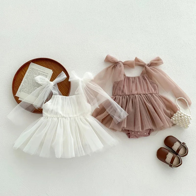 Baby Girl Baptism Party Jumpsuit