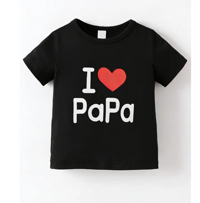 Baby 2-Piece I Love PaPa Summer Outfit