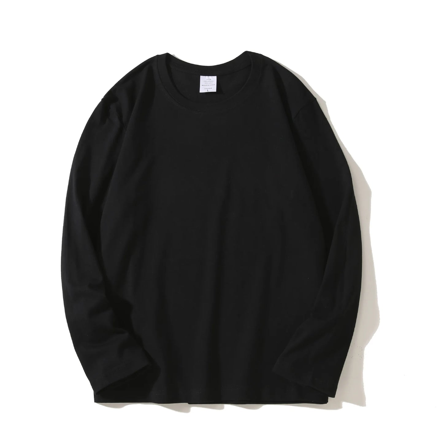Men’s 100% Cotton Long Sleeve T-Shirt