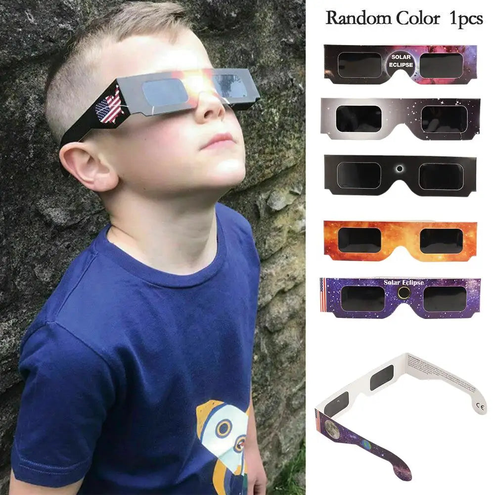 100PCS Solar Eclipse Glasses AAS Approved
