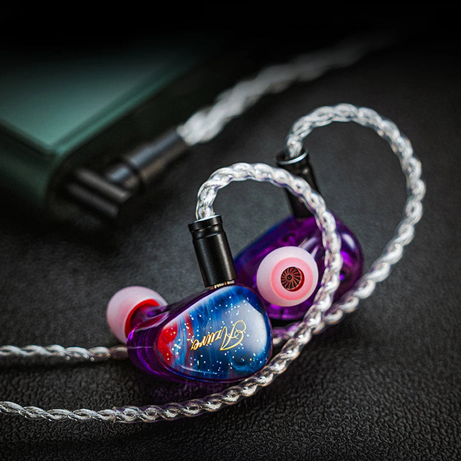 Angelears Wired In-Ear Headphones Hybrid Sound Metal Earphones for Music & Calls High Quality Audio