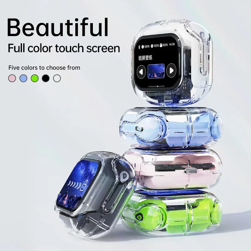 Beauddy TWS Wireless Earbuds Active Noise Cancelling Bluetooth In-Ear Headphones with Volume Control