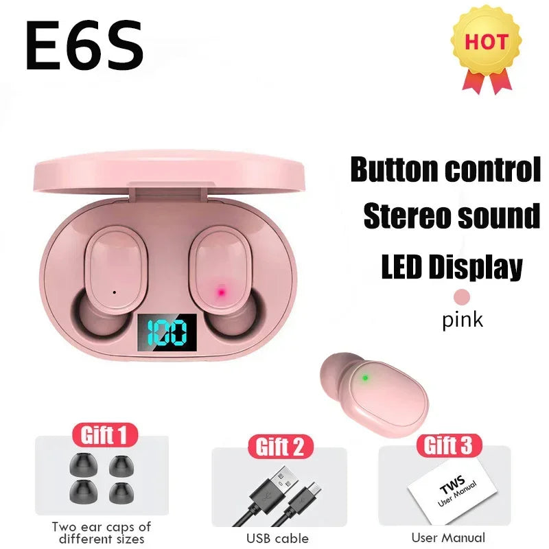 PJPK E6S Bluetooth Speaker Portable Wireless Mini Speaker High Quality Sound with USB Charging
