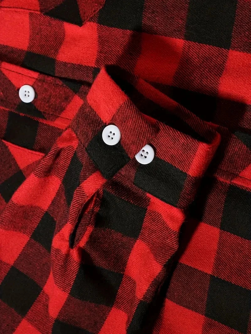 Men’s Single-Breast Long Sleeve Shirt