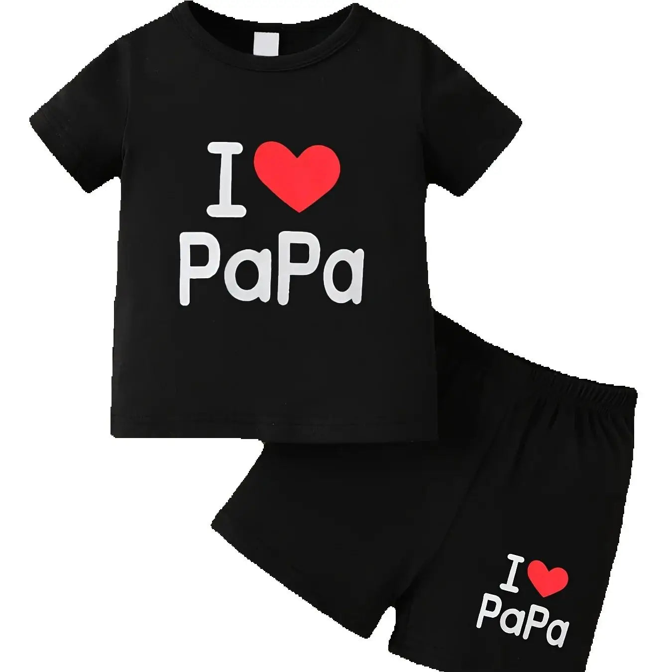 Baby 2-Piece I Love PaPa Summer Outfit