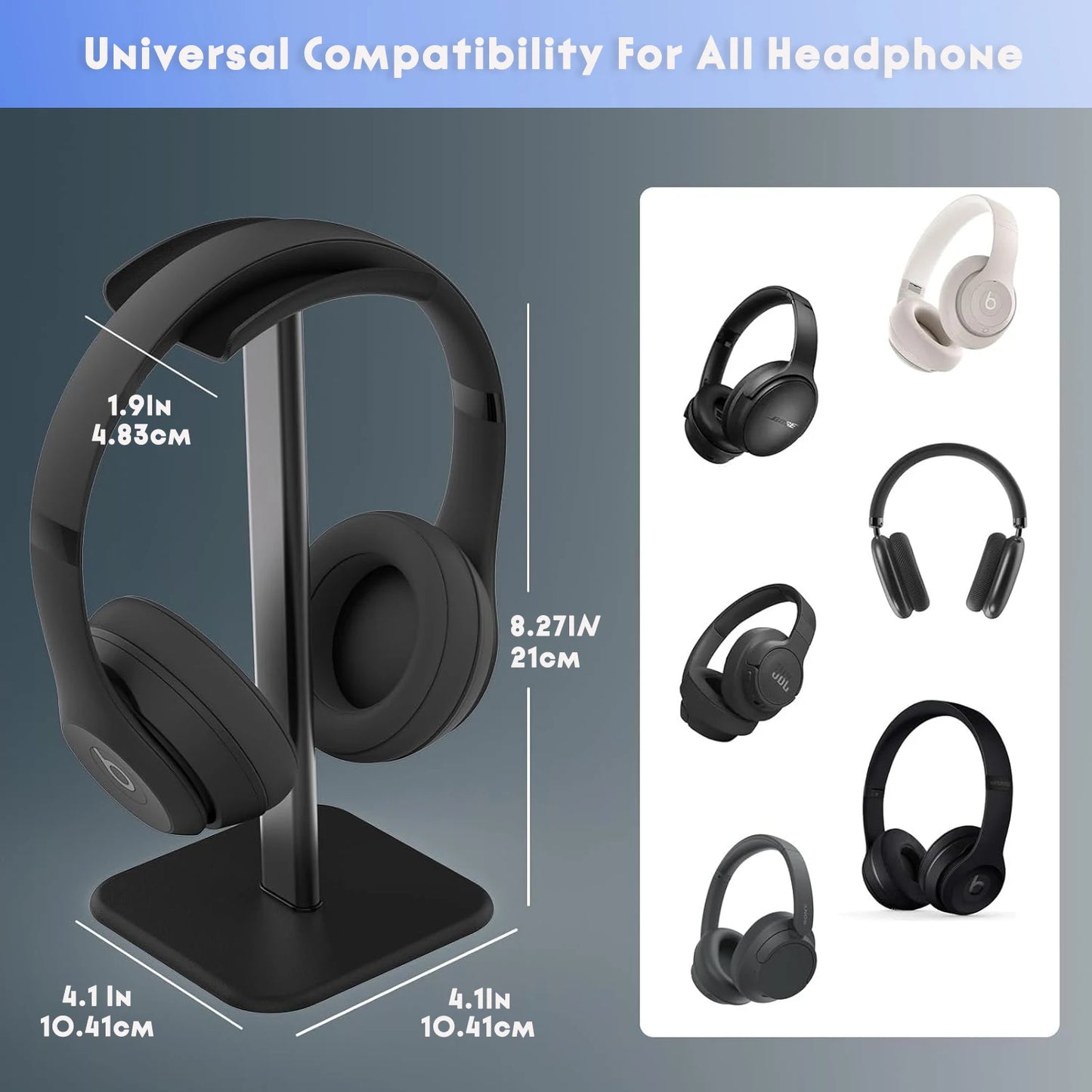 Headphone Stand, Desktop Headset Holde