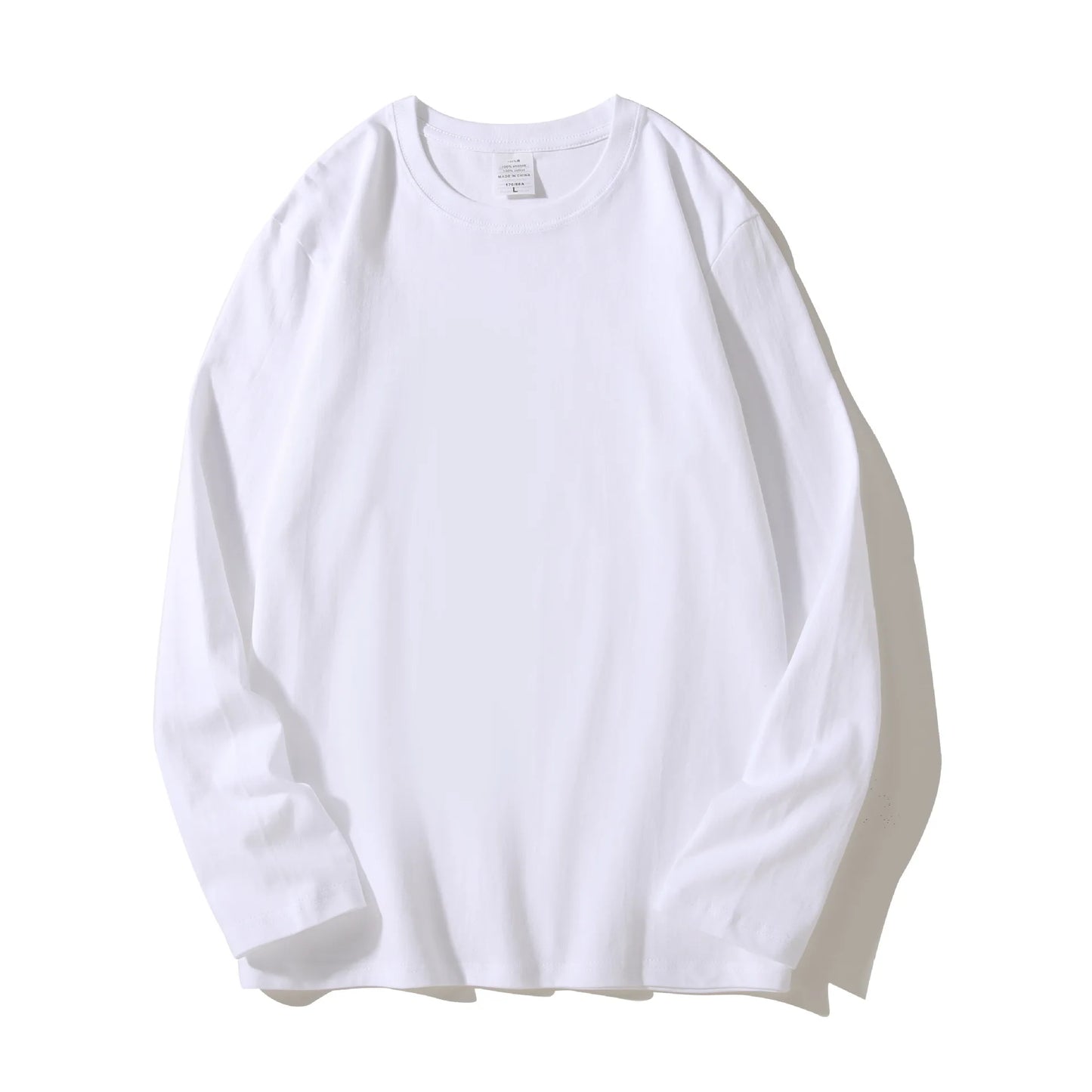 Men’s 100% Cotton Long Sleeve T-Shirt
