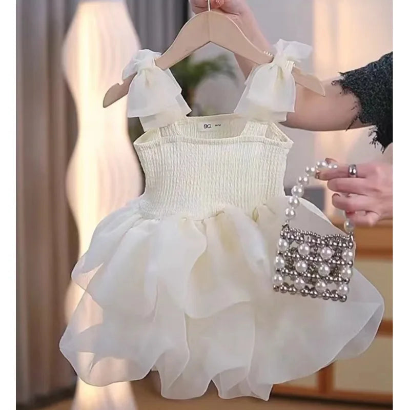 Infant Girls Fancy Black Birthday Dress