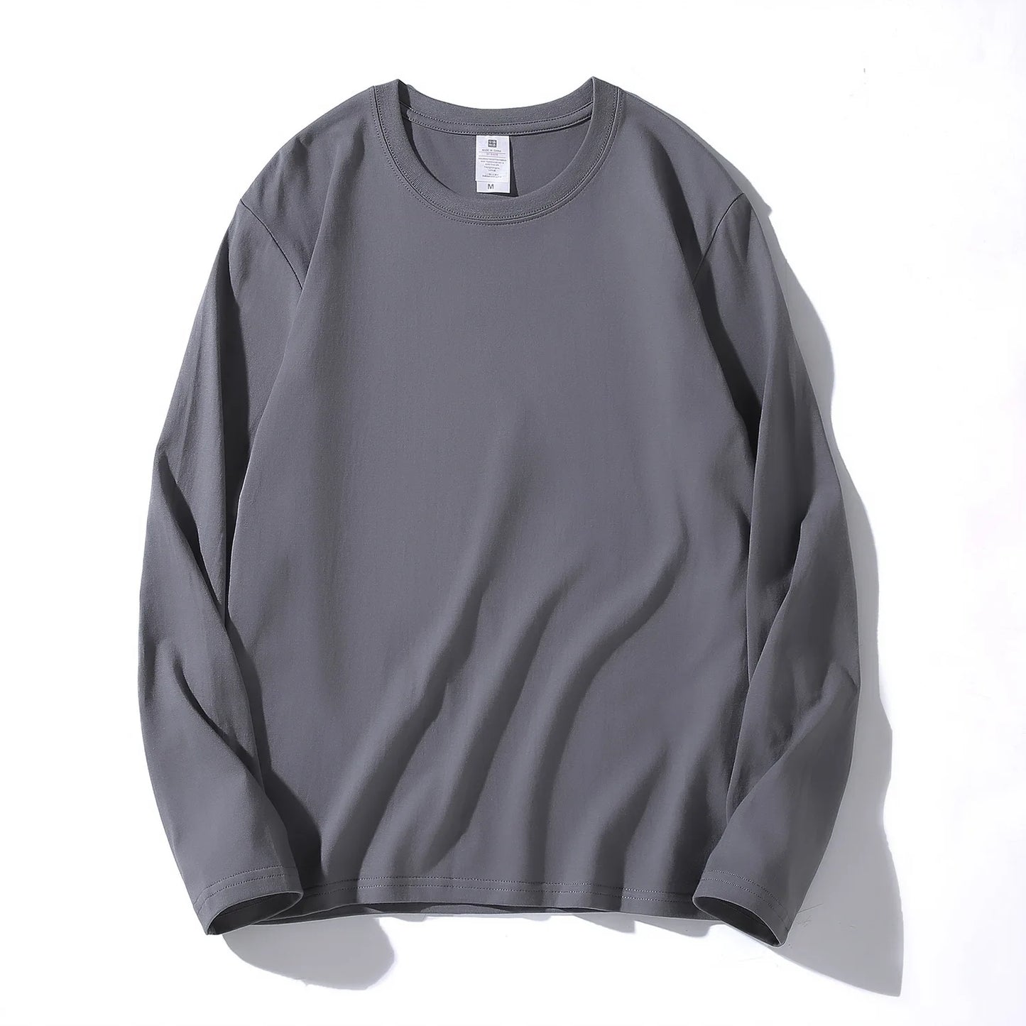 Men’s 100% Cotton Long Sleeve T-Shirt