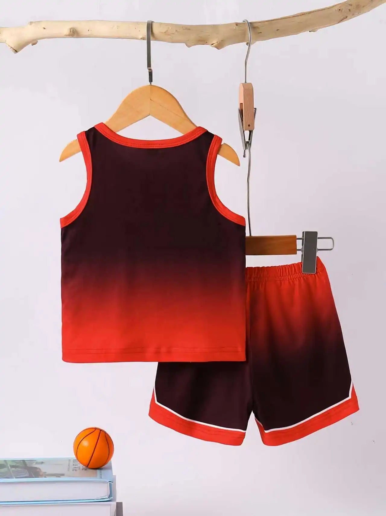 Baby Basketball Jersey Set 23 – Sleeveless Top & Shorts