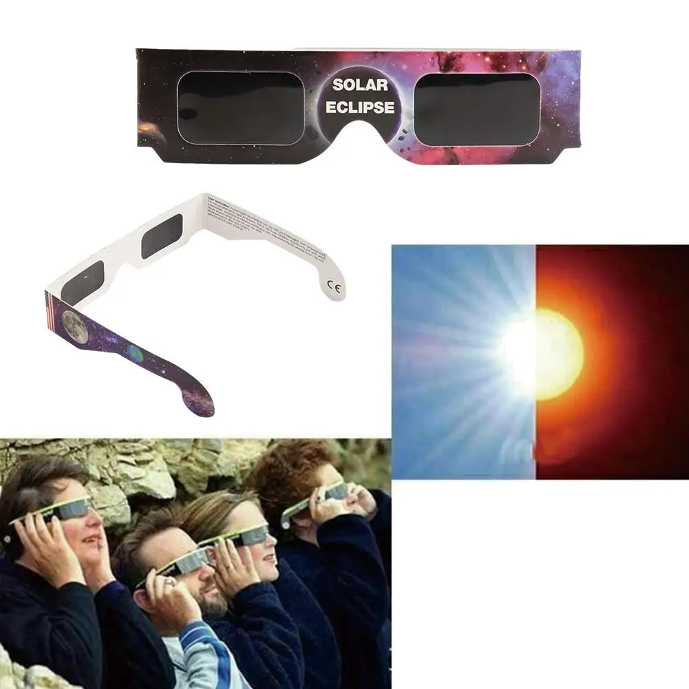 100PCS Solar Eclipse Glasses AAS Approved