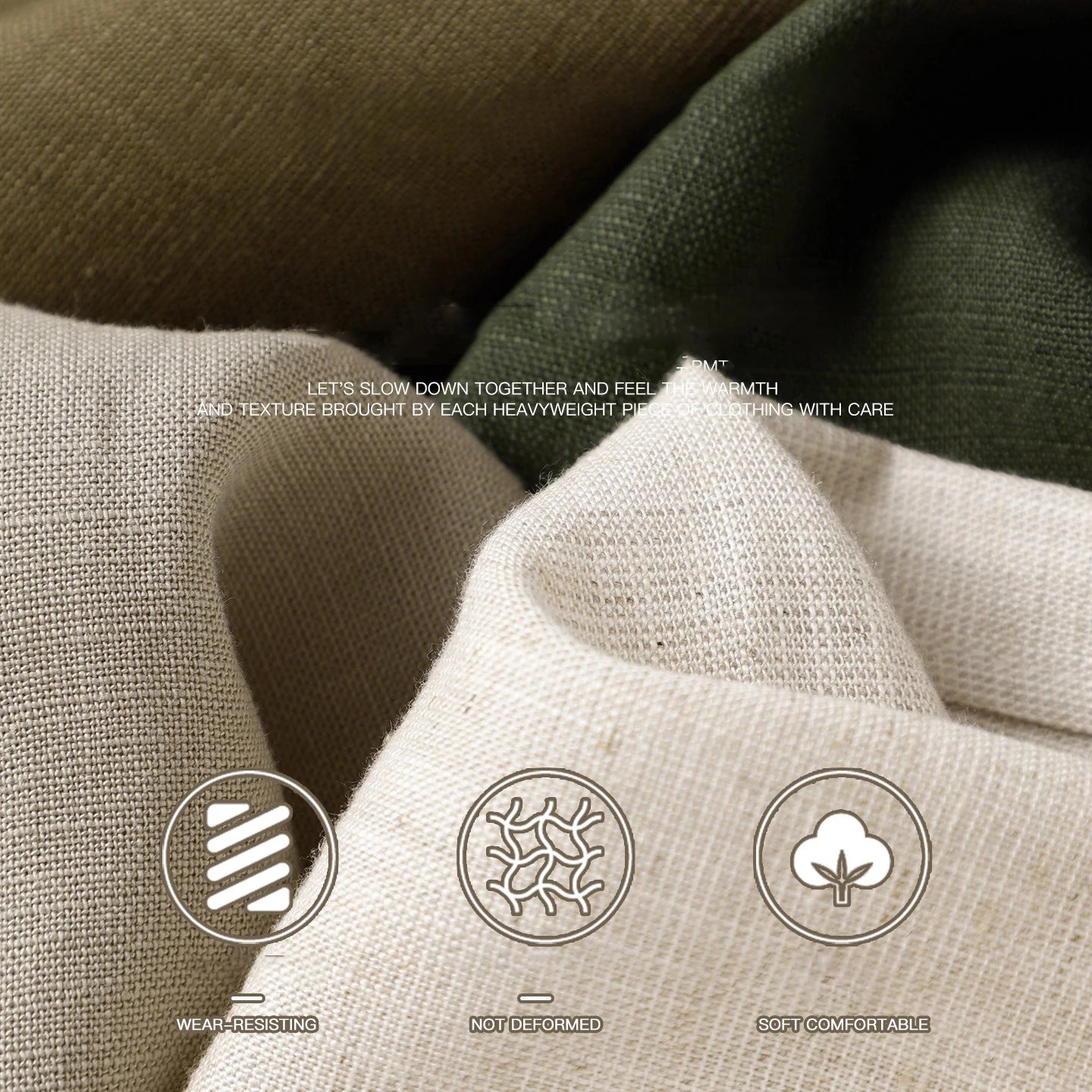 Men’s Linen Cotton Long Sleeve Shirt