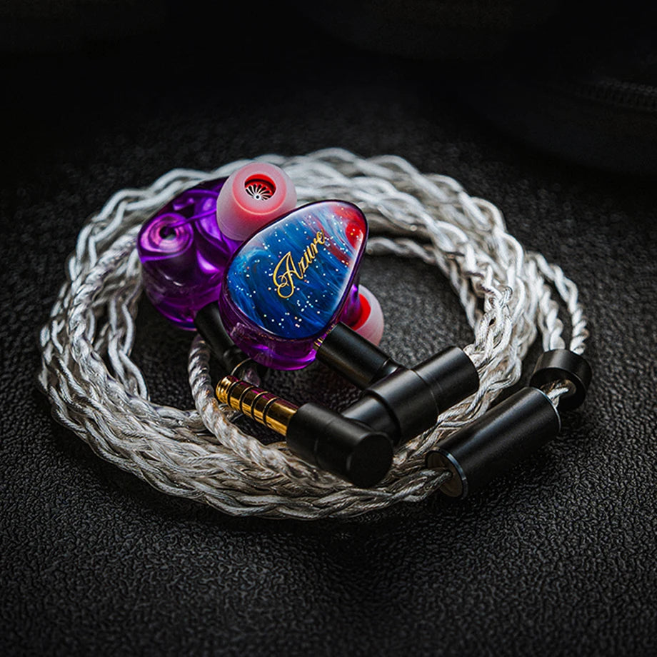 Angelears Wired In-Ear Headphones Hybrid Sound Metal Earphones for Music & Calls High Quality Audio