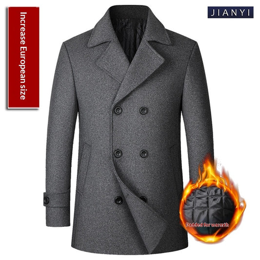 Men’s Double-Breasted Wool Coat