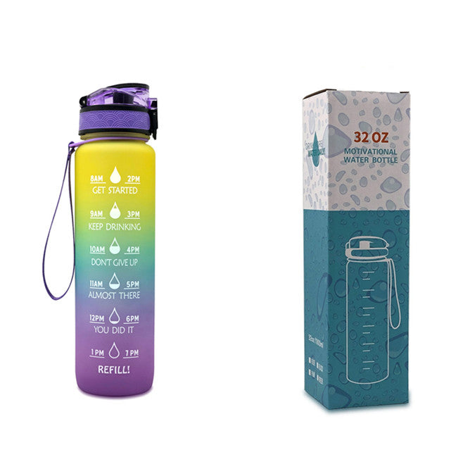 1L Tritan Motivational Water Bottle