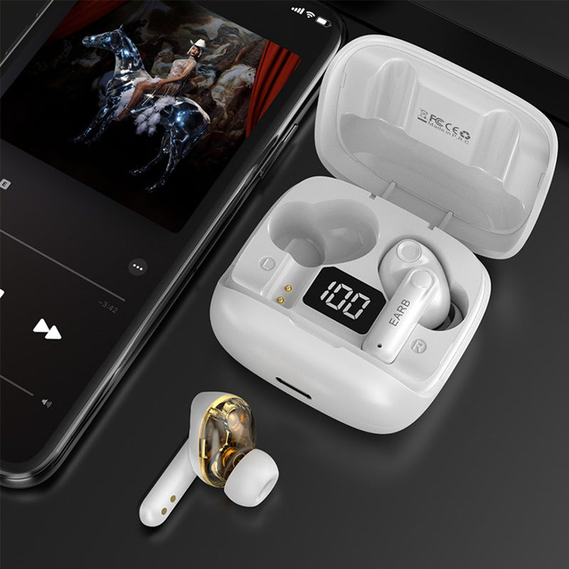 Bluetooth 5.3 TWS Earbuds LED Digital Display Wireless Earphones Stereo Bass Headphones with Charging Case